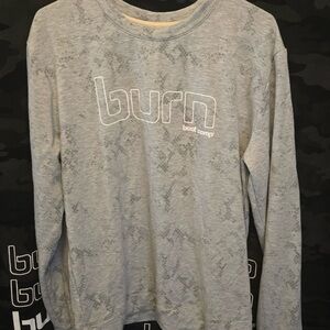 Burn Women's Gray Sweatshirt